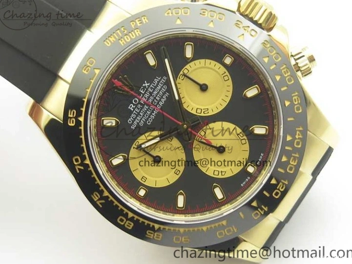 0407 Daytona 116518 LN Paul Newman ARF 1:1 Best Edition Black Dial on Oysterflex Strap A4130 Super Clone Chic 3356